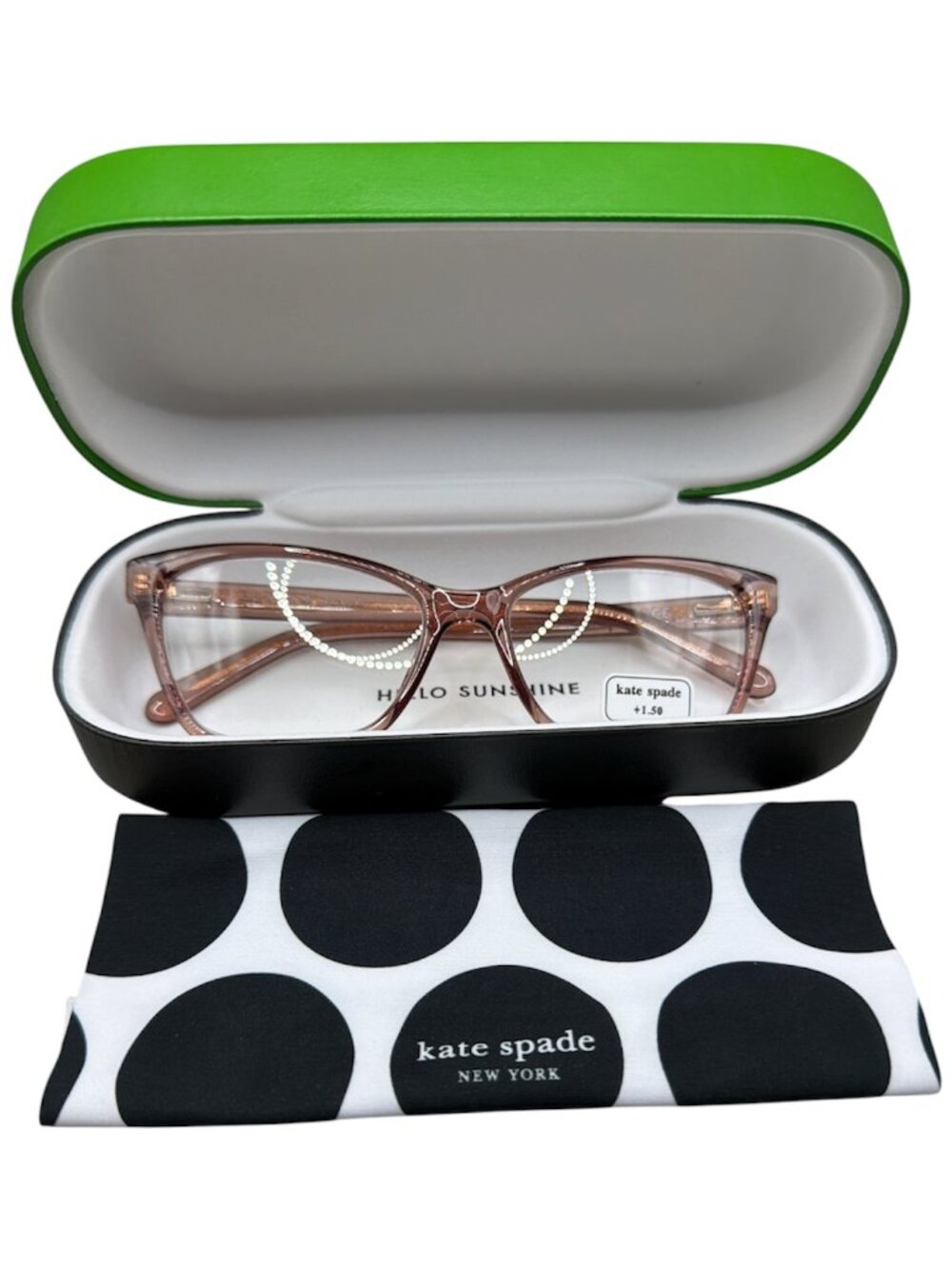 kate spade PAVA /O 35J Women's Reading Glasses Pink +1.50 - Picture 2 of 9